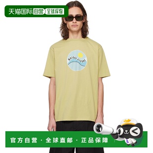 KITSUNE 男士 香港直邮潮奢 恤 Wave MAISON Pop 1h可退 卡其色