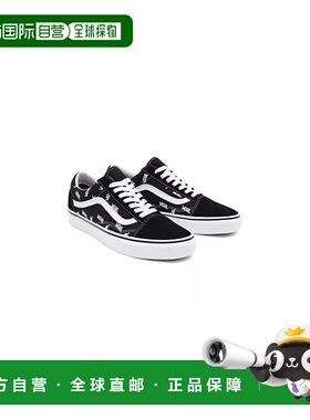 自营 Vans Old Skool VN0A3WKTQW7男式运动鞋US 6.5黑色滑板鞋GBN