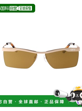 1h可退 香港直邮off-white 女士 几何框太阳镜 OERI095F23MET001