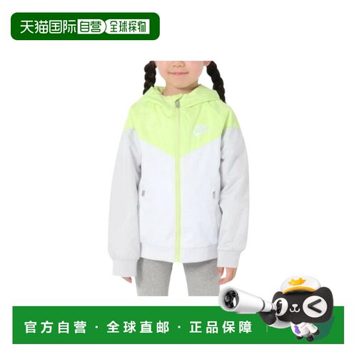 日本直邮Nike/耐克舒适百搭轻量网眼内里风衣儿童款 86C663-EEK