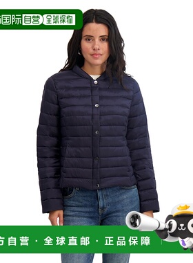 自营TAHARI Women's Lightweight Quilted Stretch Jacket with S