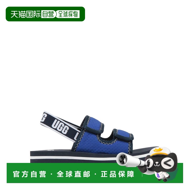 1h可退 香港直邮潮奢 Ugg 女童 沙滩凉鞋童鞋 blue蓝色 舒适时尚