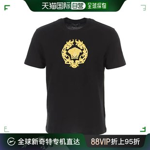 男士 黑色棉质短袖 T恤 A1008 香港直邮VERSACE A86067 A228806