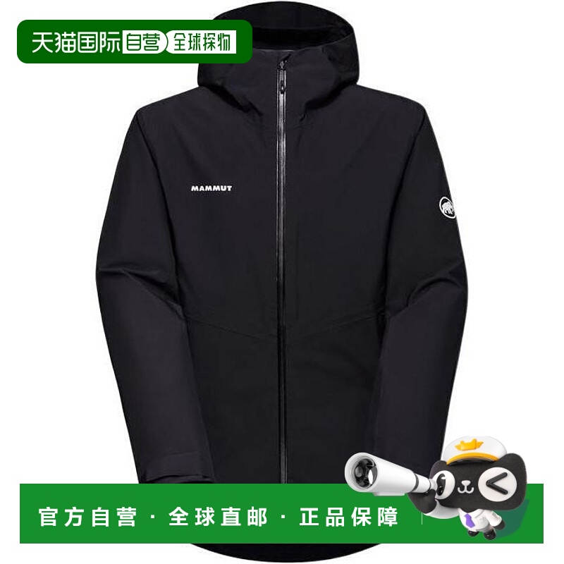 自营 Mammut猛犸象Alto Light字母连帽防水防风冲锋衣男士新款