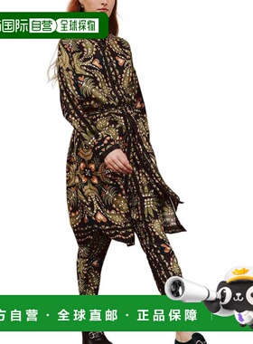 自营FARM Rio Martina Scarf Black Maxi Chemise - black 美国奥