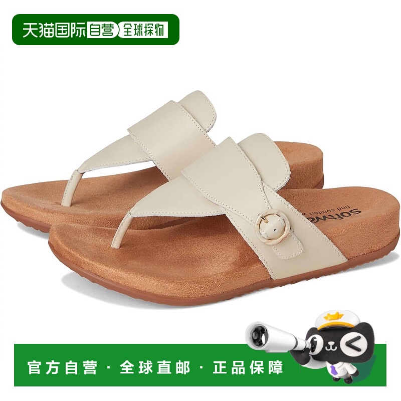 自营softwalkWomen's Belize Sandals In Ivory - ivory 美国奥莱