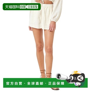 美国奥莱直发新款 spaceL 白色 太空宝来短裤 自营
