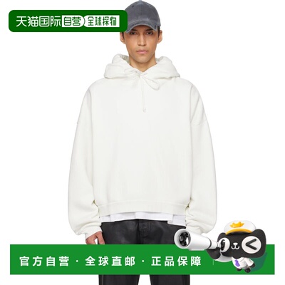 1h可退 香港直邮Acne Studios 艾克妮 男士 白色 Logo Fleece 连