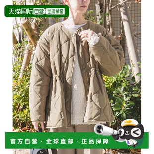 1h可退 日本直邮ITEMS URBANRESEARCH 女装 宽松中棉外套 抽绳设