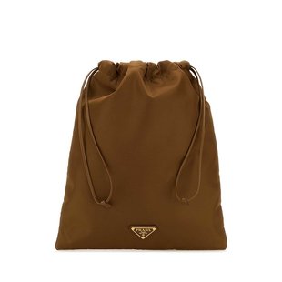 PRADA 女士手拿包 1NK0012HG6F0134 CO 驼色 Containers