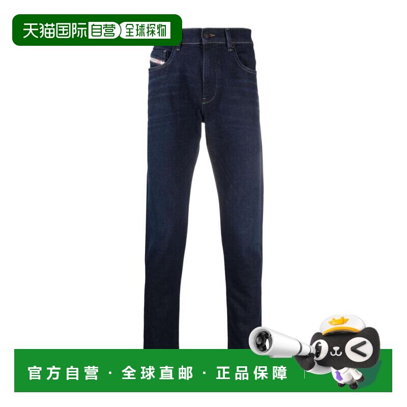 香港直邮DIESEL 男士休闲裤 A01017Z69VI01 AW2021 蓝色牛仔裤