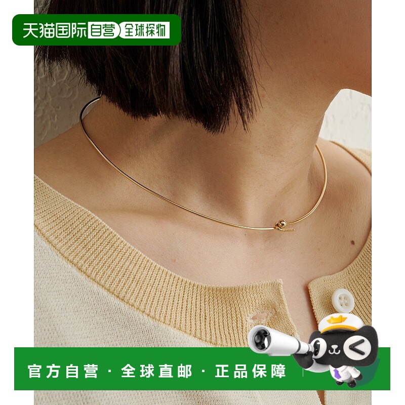 1h可退 日本直邮Omekashi 女士纤细设计双戴法锁骨链 OMS1052511A