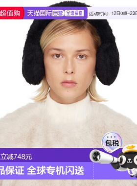 1h可退 香港直邮潮奢 MaxMara 麦斯玛拉 女士 黑色 Muffy1 耳罩 2