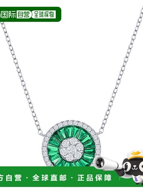 自营 simonaSterling Silver Micro Pave CZ Interlocking Circle