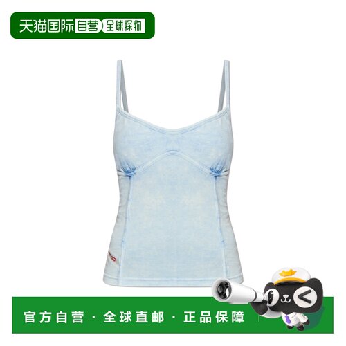 香港直邮DIESEL 女士背心吊带 TONYA183610KIBY01C SS2026 蓝色