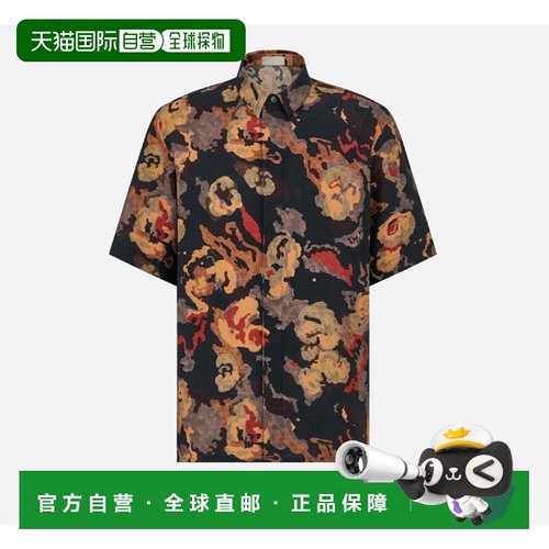 香港直邮DIOR 男士衬衫 193C545A5792982 AW2025 黑色