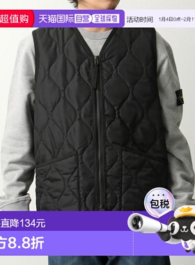 日本直邮TAION 男士羽绒背心 (001ZML-1)V 领拉链无袖拉链开口可