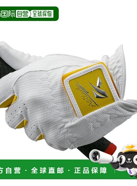 【日本直邮】Kasco 手套 ALLWEATHER SF-1716 白黄 24cm高尔夫