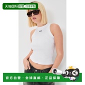 香港直邮off Stamp white 1h可退 女士 Off Round 罗纹背心上衣