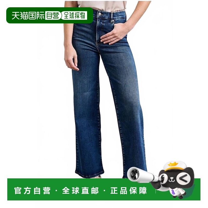 自营 frameLe Slim Palazzo 高层 牛仔 裤 在 Skywalk 美国奥莱直