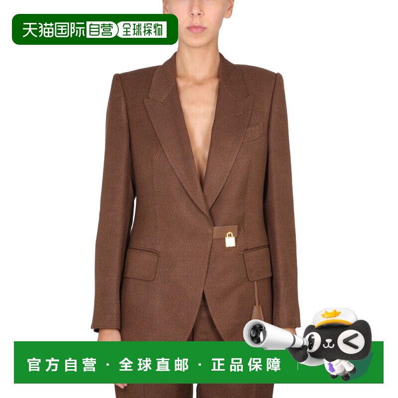1h可退 香港直邮TOM FORD 女士外套 GI2887 AW2022 棕色