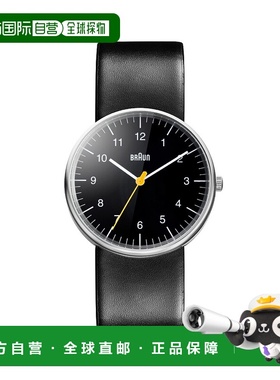 日本直邮BRAUN 男女手表 BN0021BKBKG 黑色皮革