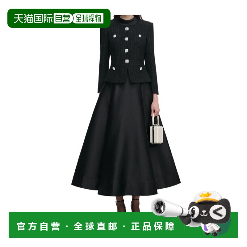 1h可退 香港直邮SELF-PORTRAIT 女士大衣 RS26161MAB SS2026 黑色