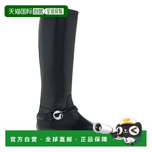 1h可退 香港直邮Coperni 女士 Cavalier 带子皮质及膝靴子长筒靴