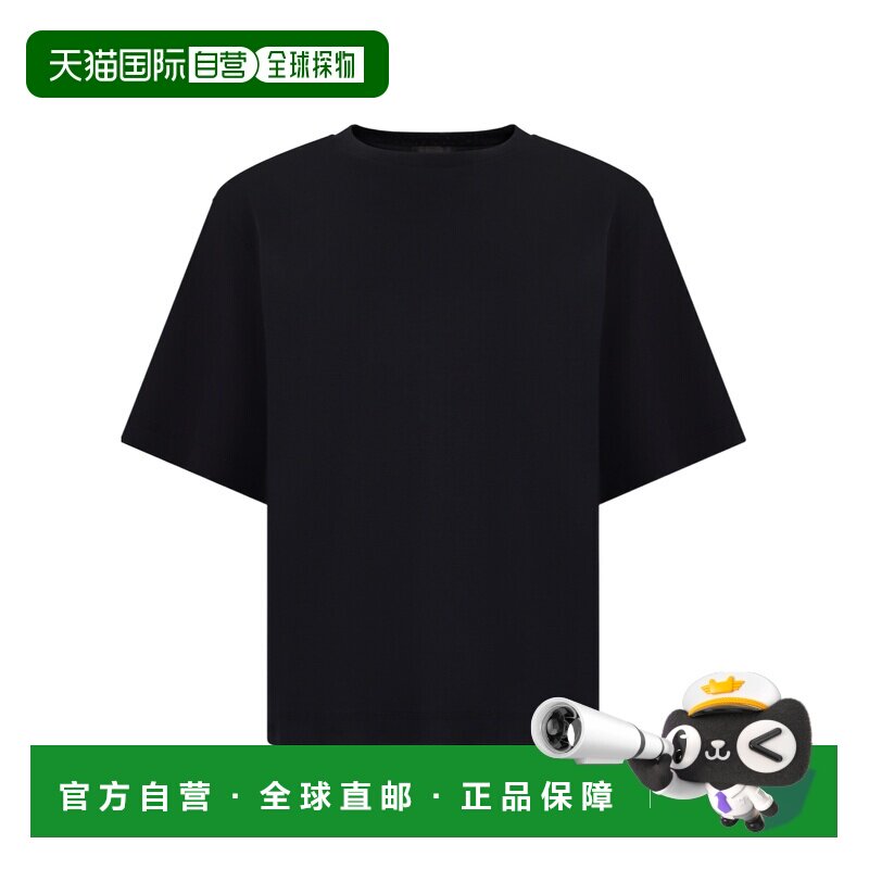 香港直邮HERNO 女士T恤 JG00062DL521329300 SS2026 黑色 短袖T恤图片