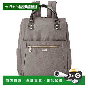 阿耐洛Anello女士防水双肩背包 10口袋 GL GTC4131浅灰色双肩包