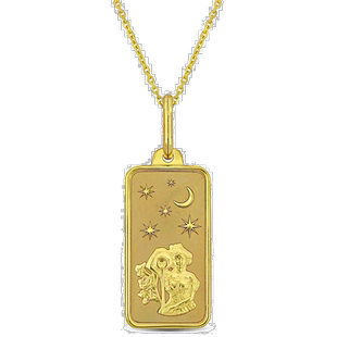 自营 10k 金 Mimi & Max Aquarius 星座项链 - 黄金 美国奥莱直发