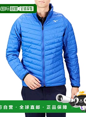 【日本直邮】Mizuno美津浓 男士高尔夫羽绒夹克 蓝色M E2ME2505