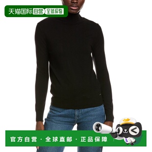 自营T Tahari Turtleneck Sweater - Black 美国奥莱直发毛衣