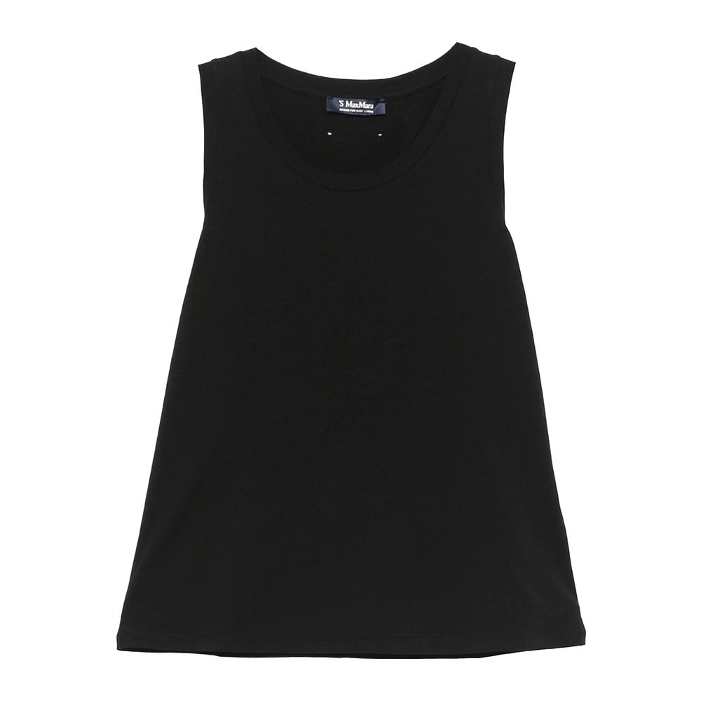 MAX MARA 女士连衣裙 9941035306003 SS2025 黑色 无袖上衣图片