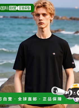 日本直邮【日本直邮】Champion冠军男女同款T恤C3-X352L-090
