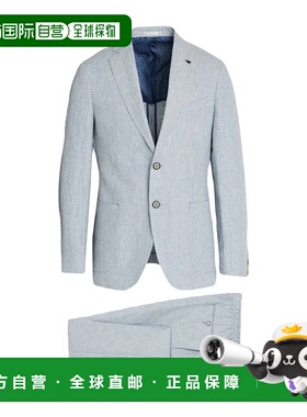 1h可退 香港直邮潮奢 Michael Kors 迈克高仕 男士 西服 blue蓝色