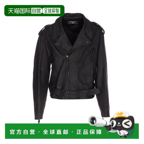 1h可退 香港直邮BALMAIN 男士夹克 TD580LE110PA SS2026 黑色 长