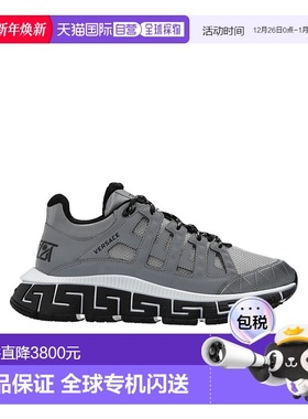 香港直邮Versace 徽标运动鞋 DSU80941A058472E180范思哲系带