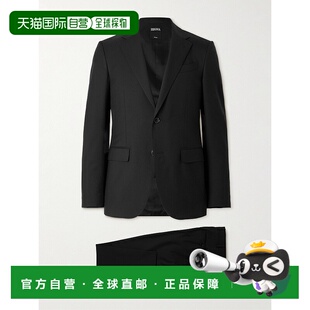 男士 杰尼亚 Trofeo™ 羊毛 22F 香港直邮1h可退 斜纹布套装 Zegna