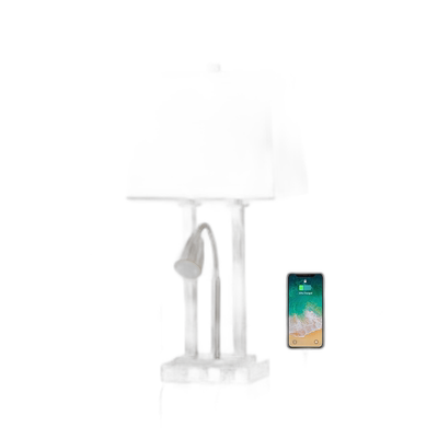 自营 jonathan yBlaire 23.75 英寸 2 灯现代农舍金属 LED 台灯，