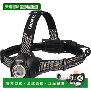 【日本直邮】GENTOS LED头灯 USB充电式 720流明 HV-1000R