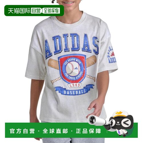 【美国直邮】adidas/阿迪达斯 婴幼儿 上装T恤 【付后1h可退】