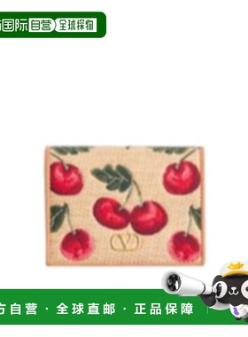 1h可退 香港直邮Valentino 樱桃提花钱包 WP0AJ3CJR