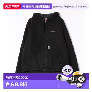 1h可退 日本直邮BEN DAVIS 男女同款 洗旧处理 中棉防寒连帽工装