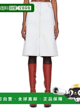 1h可退 【美国直邮】Pushbutton|蓝色五口袋牛仔短裤中裙a字裙