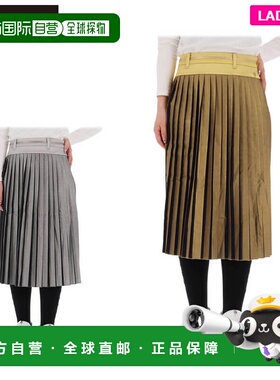 日本直邮St. Andrews 女士条纹印花百褶裙 043-1234004 高尔夫服