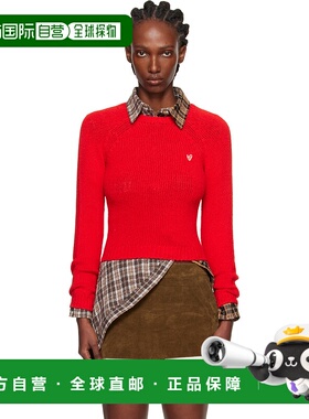 1h可退 香港直邮潮奢 Acne Studios 艾克妮 女士 红色 Cropped Cr