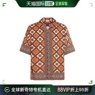 Etro 艾特罗 男士 香港直邮潮奢 印花棉质短袖 衬衫