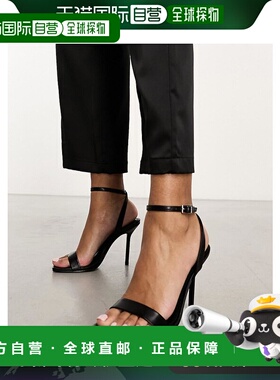 1h可退 香港直邮潮奢 ASOS 女士 Nali barely there PU 设计宽版(