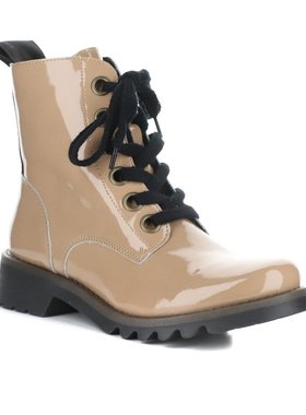 【美国奥莱】直发 Fly London Ragi 漆皮靴 - 棕色